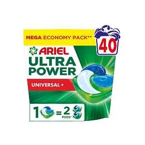 Ariel Ultra Power Pods Universal+ kapsle na praní 40 ks