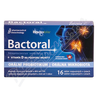 Bactoral + Vitamín D 16 tablet