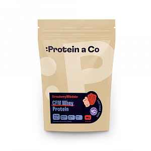Protein&Co Bezlaktózový CFM Whey, 500 g Strawberry milkshake