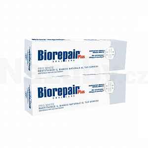 BioRepair Plus Pro White zubní pasta 2x75 ml