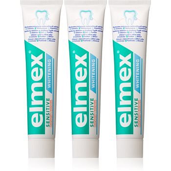 Elmex Sensitive Whitening pasta pro přirozeně bílé zuby 3 x 75 ml