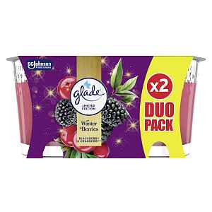 Glade Sada vonných svíček Winter Berries 2 x 112 g