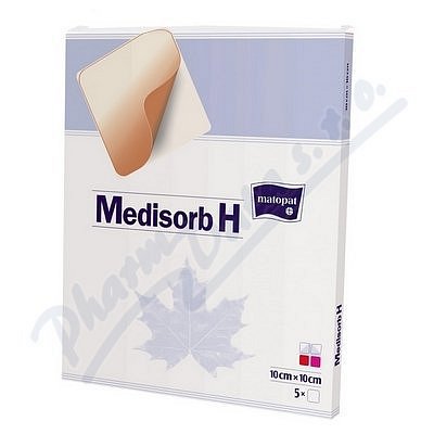 Medisorb H 10x10cm 5ks hydrokoloidní krytí steril.