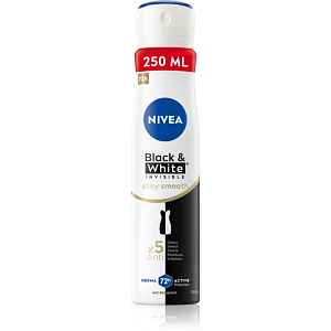 NIVEA Black & White Invisible Silky Smooth antiperspirant ve spreji pro ženy 250 ml