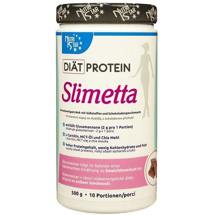 NUTRISTAR Diät Protein SLIMETTA 500g - čokoláda