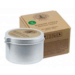 Natava Masážní svíčka Bylinné dřevo + CBD 60 g