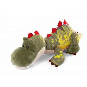 Nici Plyš Dino Fossily ležící 45cm, GREEN