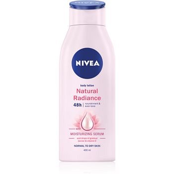 Nivea Natural Radiance tělové mléko s efektem lehkého opálení 400 ml