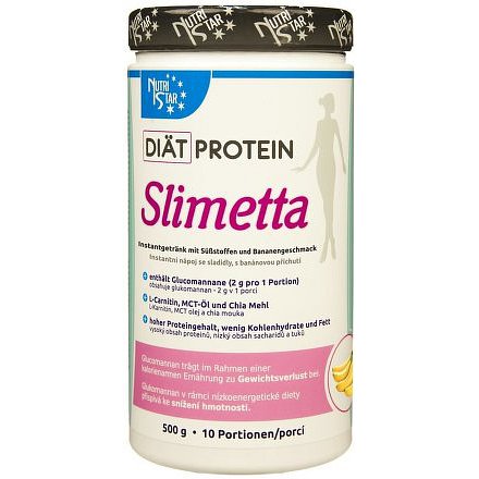 NUTRISTAR Diät Protein SLIMETTA 500g - banán