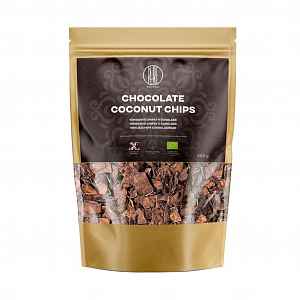BrainMax Pure Kokosové chipsy v čokoládě BIO 250 g