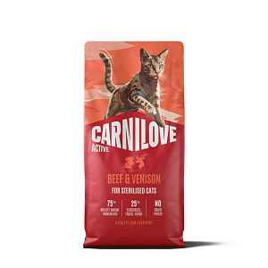 Carnilove Cat Active Dry Beef&Venis.Steril.Ad.AB 6kg