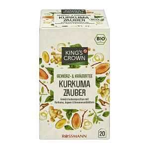 King's Crown Čaj s kurkumou, zázvorem a kopřivou 35 g