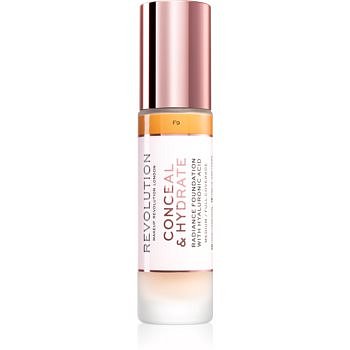 Makeup Revolution Conceal & Hydrate lehký hydratační make-up odstín F9 23 ml