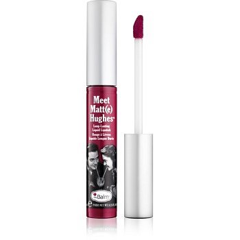 theBalm Meet Matt(e) Hughes dlouhotrvající tekutá rtěnka odstín Romantic 7,4 ml