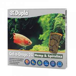 Dupla Gel-o-Drops 24-Hemp & Spirulina gélové krmivo pro okrasné ryby / konopí a sp