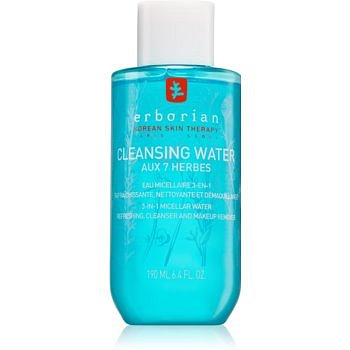 Erborian 7 Herbs Cleansing Water micelární čisticí voda 3 v 1  190 ml