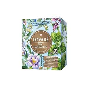 LOVARÉ Mint collection kolekce bylinných čajů 32 sáčků