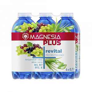 Magnesia Plus Revital hroznové víno, aloe vera 6x0,7 l