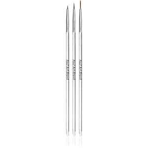 NEONAIL Nail Art Brushes sada štětců na nehty 3 ks