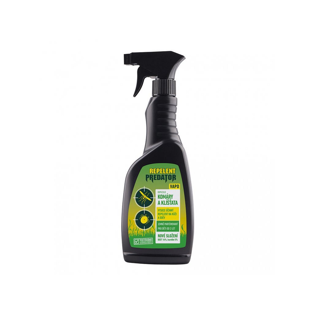 Predator repelent na tělo a oděv, mechanický rozprašovač 500ml