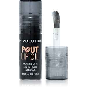 Revolution Pout Lip olej na rty s hydratačním účinkem odstín Midnight Black 4.6 ml