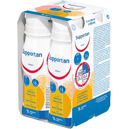 Supportan Drink tropické ovoce por.sol.4x200ml