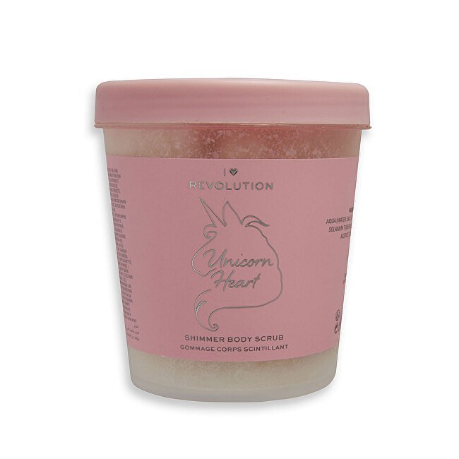 Tělový peeling Unicorn Heart Glow 250 g