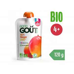 GOOD GOUT BIO Kapsička ovocná Mango 120 g, 4m+