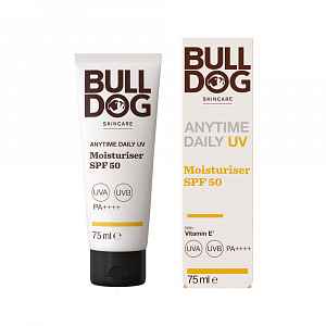 Bulldog Skincare Anytime Daily Moisturiser SPF 50 denní hydratační krém 75 ml
