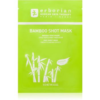 Erborian Bamboo vyživující plátýnková maska s hydratačním účinkem  15 g