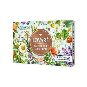 LOVARÉ Herbal tea collection kolekce čajů 64 sáčků