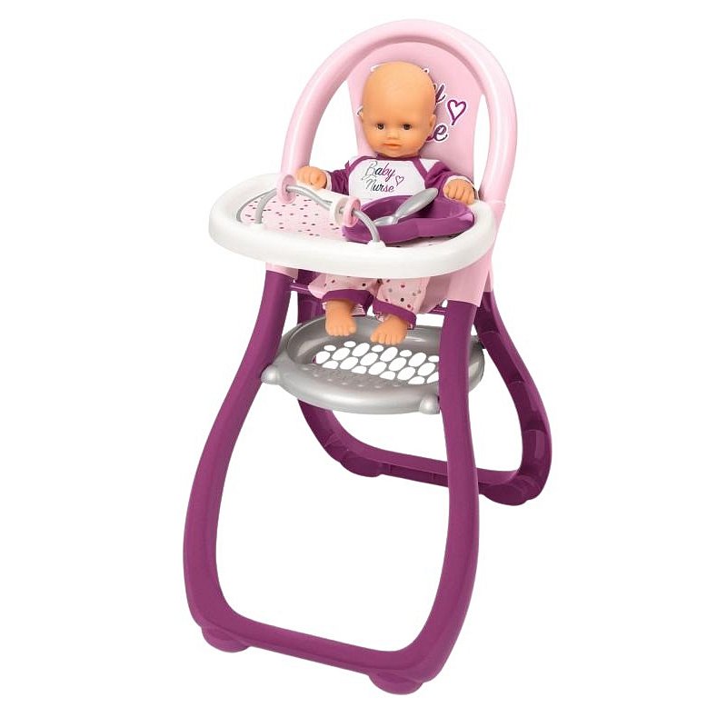 Smoby Baby Nurse jídelní židlička pro panenky