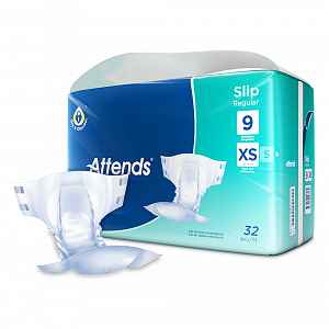 Kalhotky absorpční Attends Slip Regular 9 XS 32ks