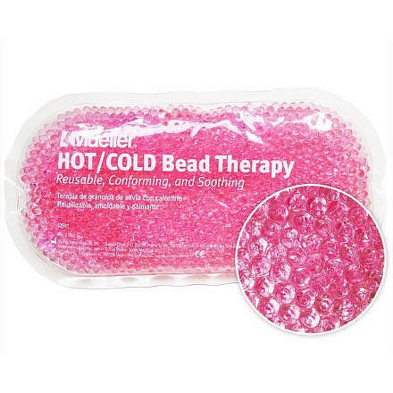 Chladivý/hřejivý polštářek gelové kuličky růžový