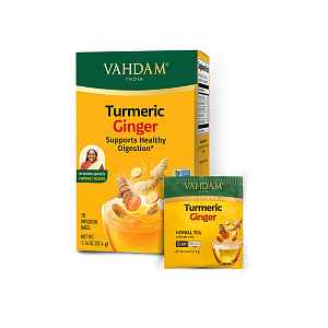 VAHDAM Turmeric ginger bylinný čaj 18 sáčků