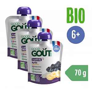 GOOD GOUT BIO Borůvková snídaně 3x70 g