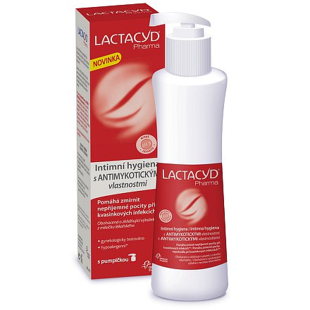 Lactacyd Pharma s ANTIMYKOTICKÝMI vlastnostmi 250 ml