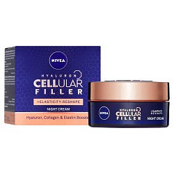 Nivea Hyaluron Cellular Filler remodelační noční krém 50 ml