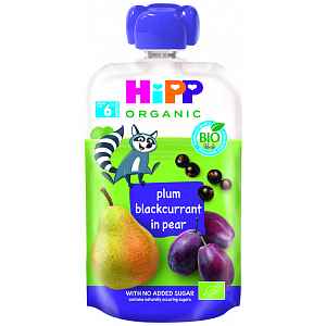 Hipp BIO Hippies hruška-černý rybíz-švestka 100 g