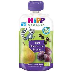 Hipp BIO Hippies hruška-černý rybíz-švestka 100 g