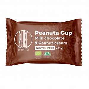 BrainMax Pure Peanuta Cup BIO čokokošíček s arašídovým krémem 60 g