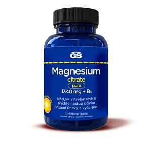 GS Magnesium citrate pure 1340mg+B6 tbl.70+30