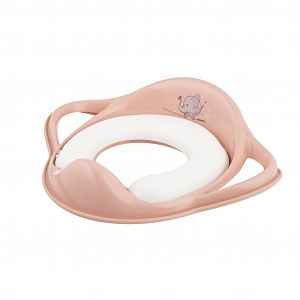 Maltex Redukce na WC s úchyty měkká Sloník Minimal - peach rose