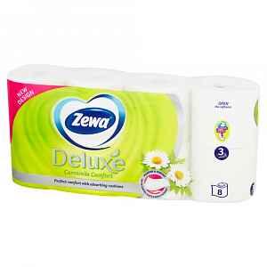 Zewa Deluxe Camomile Comfort toaletní papír 3-vrstvý 8 ks/bal.