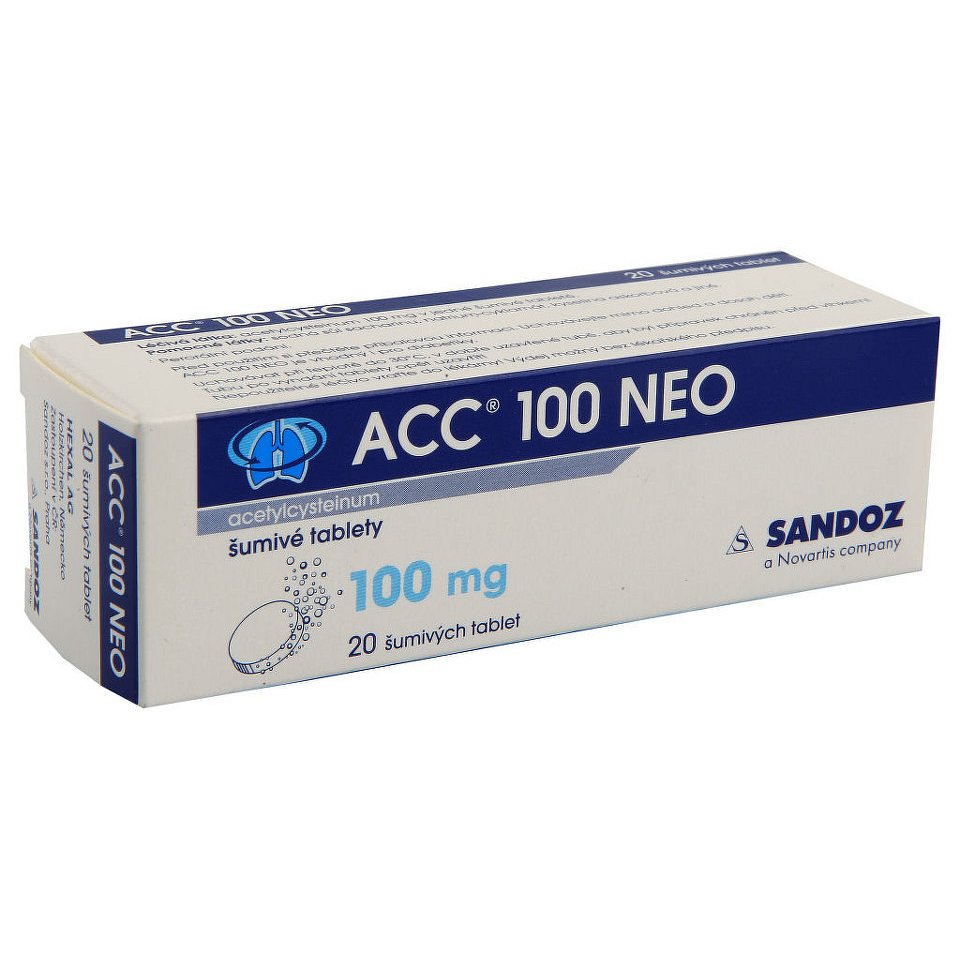 ACC 100 NEO 100MG šumivá tableta 20