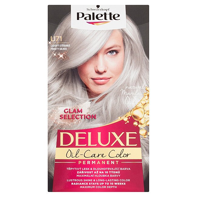 Schwarzkopf Permanentní barva na vlasy Palette Deluxe U71 Ledový stříbrný