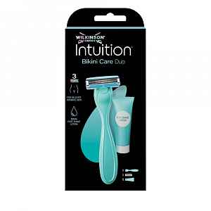Wilkinson Intuition Bikini Care Duo + Lotion dámský holicí strojek + balzám po holení
