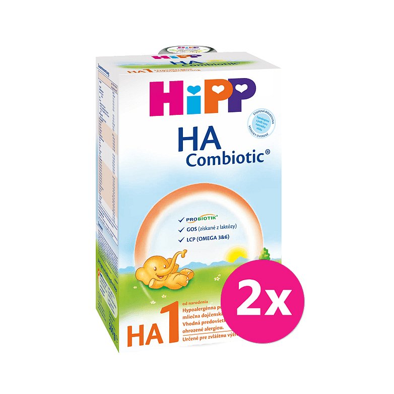 2x HIPP HA 1 Combiotic (500 g) - kojenecké mléko