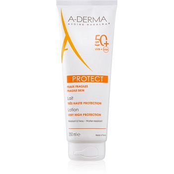 A-Derma Protect ochranné mléko SPF 50+ 250 ml