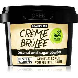 Beauty Jar Crème Brûlée jemný peeling na obličej 120 g